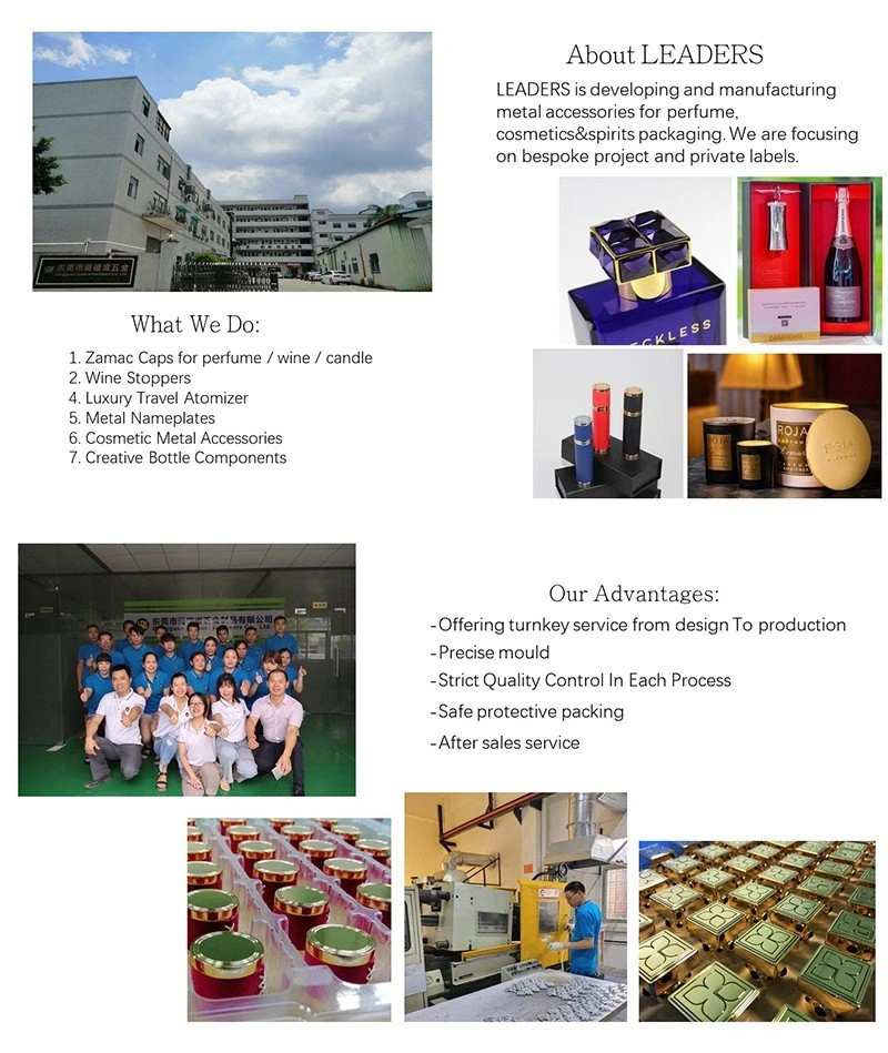 Leaders Perfume Zamac Cap Factory