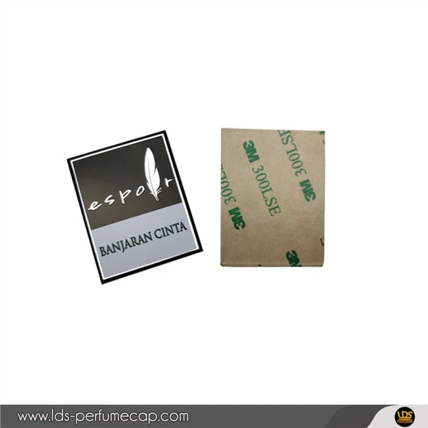 Rectangular Aluminium Labels Adhesive