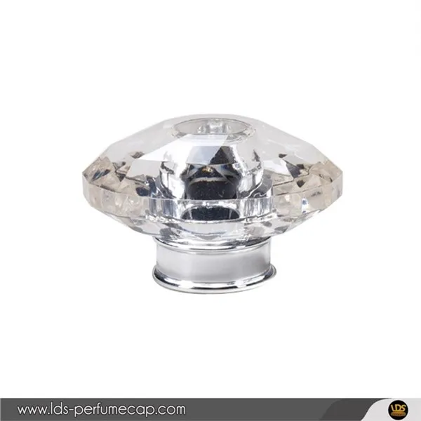 Pob tshab Crystal Clear Surlyn Perfume Cap
